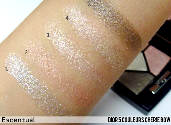 5 Couleurs Swatched - Dior Cherie Bow Makeup Collection