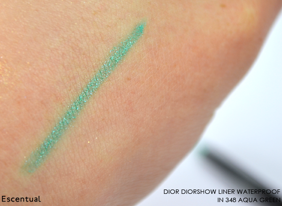 Diorshow Liner Waterproof in 348 Aqua Green Swatch