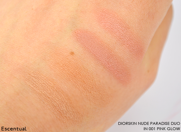 Diorskin Nude Paradise Duo in 002 Pink Glow Swatch copy