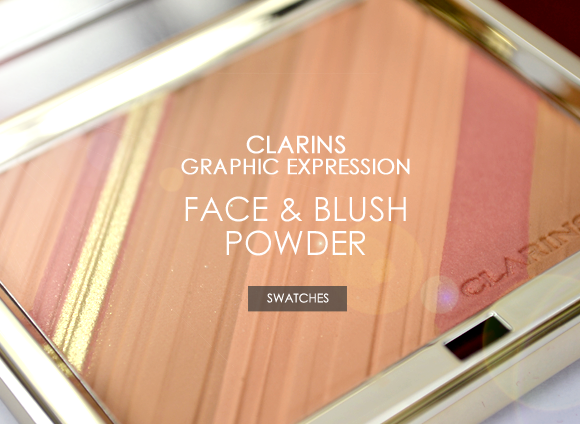 Clarins Graphic Expression Face & Blush Powder Banner