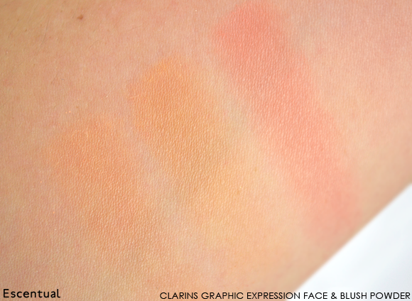 Clarins Graphic Expression Face & Blush Powder SWATCH