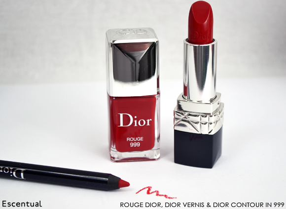 Rouge Dior 999 Dior Vernis 888 Dior Contour 999