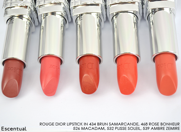 Rouge Dior Lipstick 434 468 526 532 539
