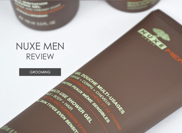 Nuxe Men Skincare Grooming Review Banner
