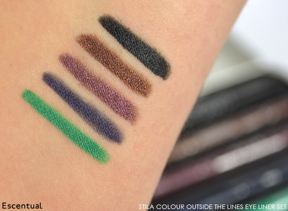 Stila Colour Outside the Lines Smudge Stick Waterproof Eye Liner Set Swatch