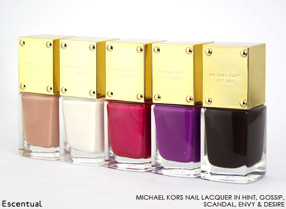 Michael Kors Nail Lacquer in Hint Gossip Scandal Envy Desire