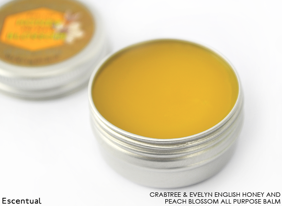 Crabtree & Evelyn English Honey and Peach Blossom All Purpose Balm Open