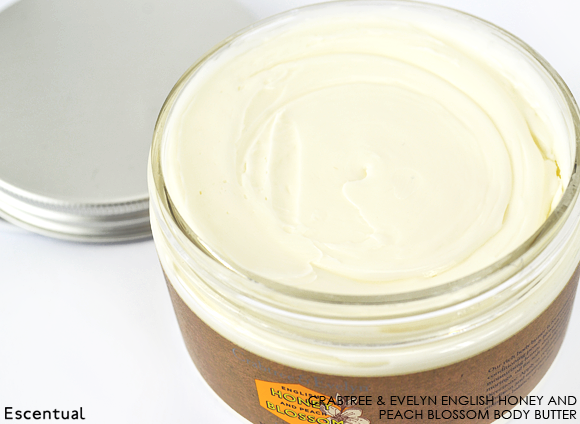 Crabtree & Evelyn English Honey and Peach Blossom Body Butter Open
