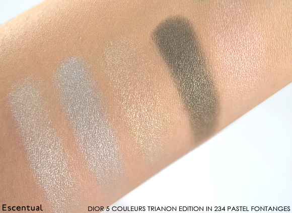 Dior 5 Couleurs Trianon Edition in 234 Pastel Fontanges Swatched