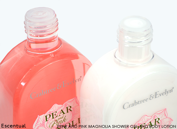 Crabtree & Evelyn Pear and Pink Magnolia Shower Gel and Body Lotion