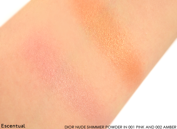 Dior Nude Shimmer Powder in 001 Pink and 002 Amber