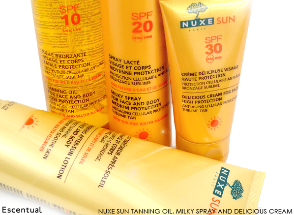 Nuxe Tanning Oil - Milky Spray - Delicious Cream - After Sun
