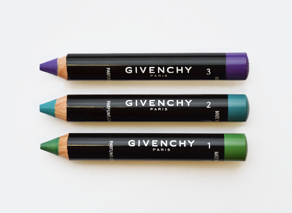Givenchy Color Kajal 1 Vert Invention 2 Turquoise 3 Violet Creation