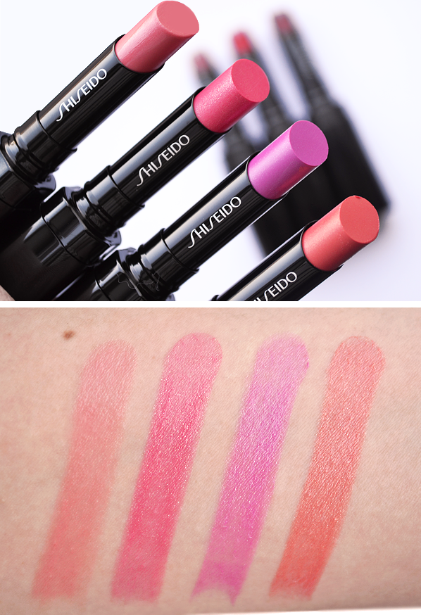 Shiseido Veiled Rouge Lipstick PK304 PK405 RS308 OR303