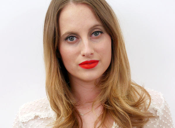 Rosie Fortescue Red Lips Look