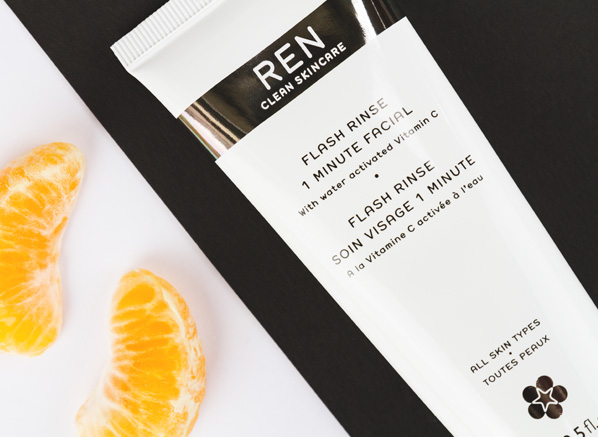 Did you know? It only take the REN Flash Rinse 1 Minute Facial 60 seconds to instantly transofrm the texture, and tone of your skin!