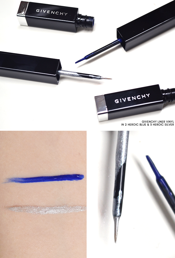 Givenchy Liner VInyl in 2 Heroic Blue and 3 Heroic Silver - Superstellar Makeup Look