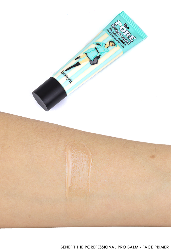 Benefit the POREfessional Primer Swatch & Product Shot