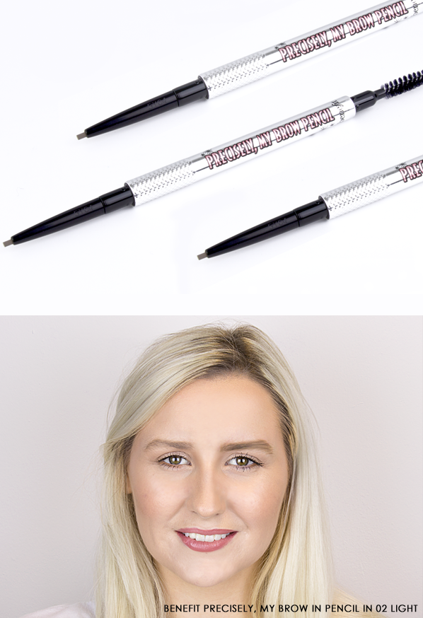 Benefit Precisely, My Brow Pencil in 02 Light Swatch & Product Shot