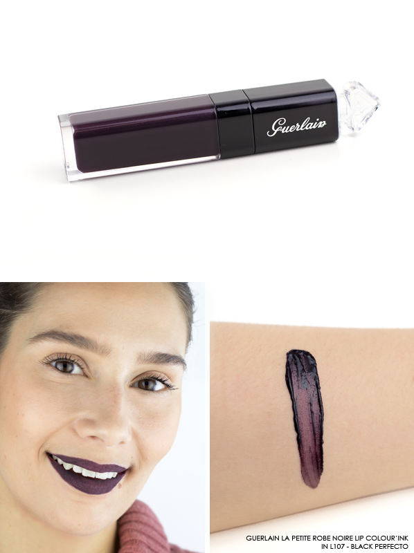 GUERLAIN-La-Petite-Robe-Noire-Lip-Colour'Ink-Liquid-Lipstick-Swatch-L107-Black-Perfecto