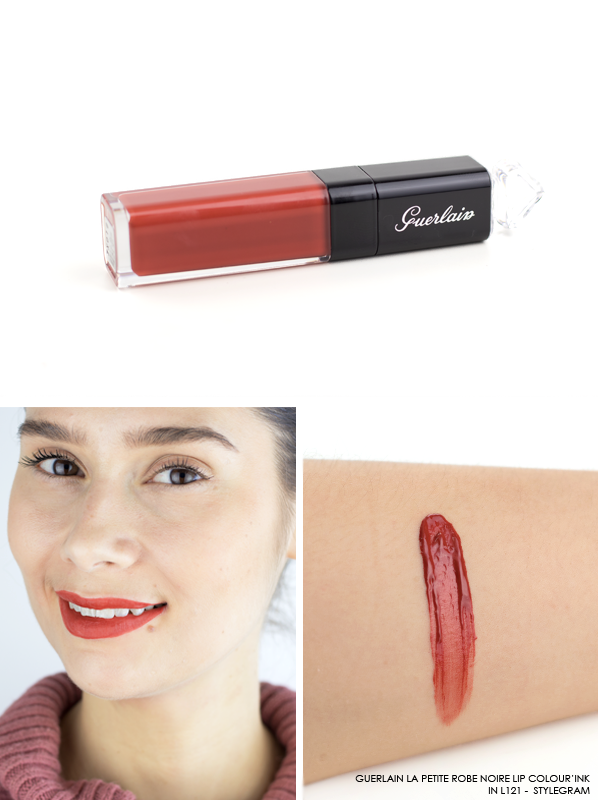 GUERLAIN-La-Petite-Robe-Noire-Lip-Colour'Ink-Liquid-Lipstick-Swatch-L121-Stylegram