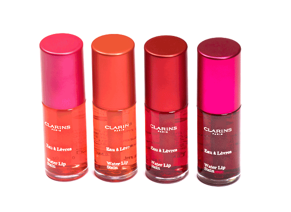 Clarins Water Lip Stain Shades 01, 02, 03, 04 Gif