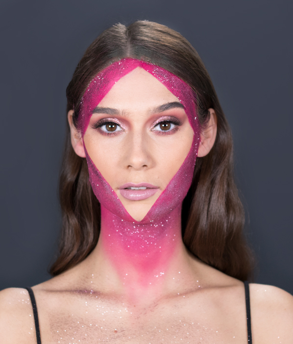 Ceryn Lawless - Glitter Mask Tutorial - Halloween Makeup