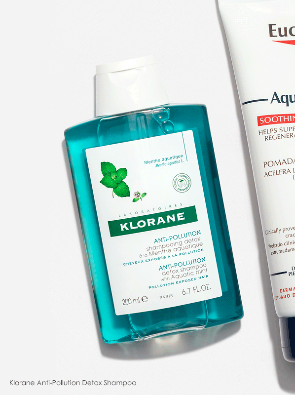 Klorane Anti-Pollution Detox Shampoo with Aquatic Mint 