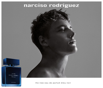 Narciso Rodriguez Men's Fragrance for him bleu noir