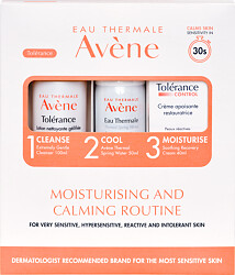 Avene Moisturising and Calming 3-step Routine for Very Sensitive Skin