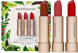 bareMinerals Mineralist Hydra Smoothing Lipstick Trio Gift Set