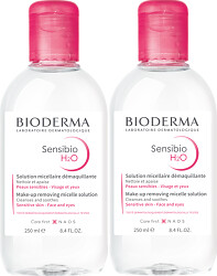 Bioderma Sensibio H2O - Micelle Solution (formerly Crealine) 2 x 250ml Duo Pack