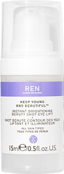 REN Keep Young and Beautiful Instant Brightening Beauty Shot Eye Lift 15ml 