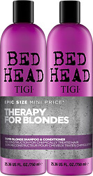 TIGI Bed Head Dumb Blonde Shampoo and Reconstructor Tween Duo 2 x 750ml