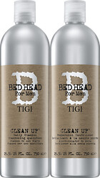 TIGI Bed Head For Men Clean Up Shampoo and Conditioner Tween Duo 2 x 750ml