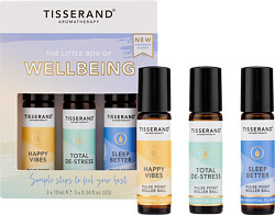 Tisserand Aromatherapy The Little Box of Wellbeing 3 x 10ml