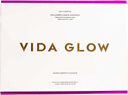 Vida Glow Daily Essential Collagen Liquid Advance 15 x 12.4ml Mixed Berry