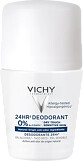Vichy 24hr Deodorant Roll On - Dry Touch - Aluminium Free 50ml